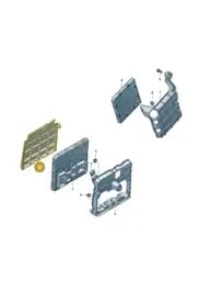 85E907286 Volkswagen Retainer for Control Unit