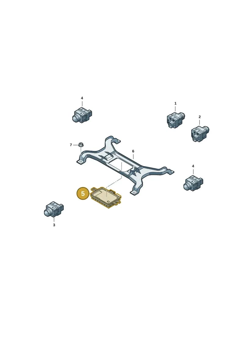 85E907428G — Audi Q6 e-tron (2023-2025) diagram f5s907260, position 5