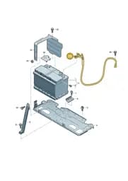 85E915181E Volkswagen Control Unit for Battery Monitoring