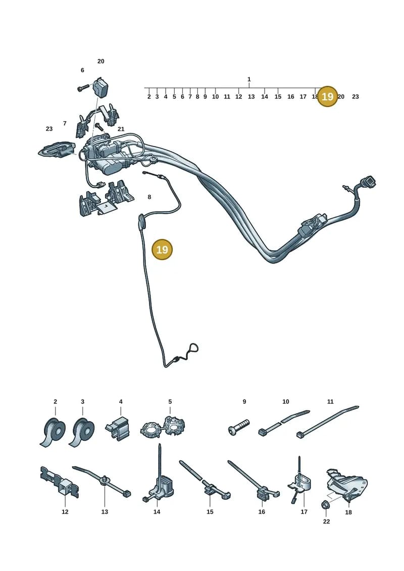 85E915491 — Audi Q6 e-tron (2023-2025) diagram f5s970300, position 19