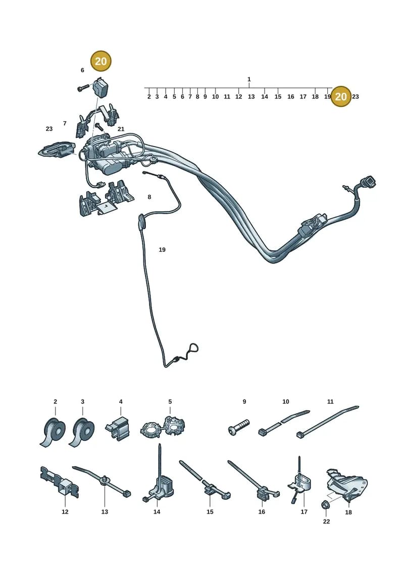 85E915651 — Audi Q6 e-tron (2023-2025) diagram f5s970300, position 20