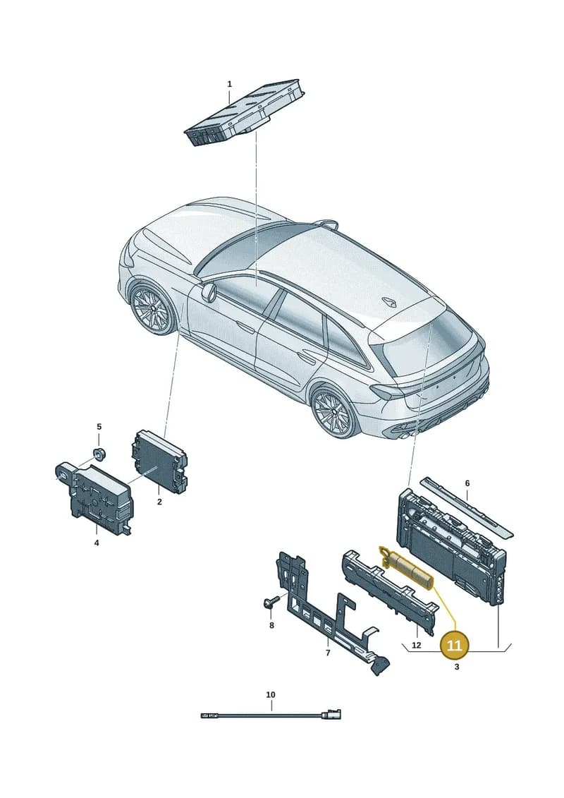 85E915989 — Audi A5 Avant (2024-2025) diagram 8wk035550, position 11