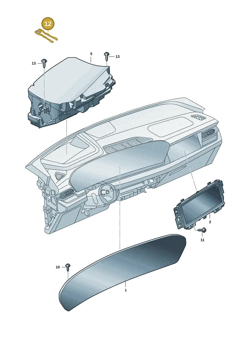 85E919414 — Audi Q6 e-tron (2023-2025) diagram f5s919000, position 12