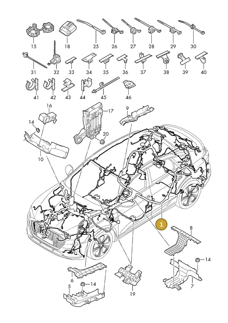 85E937548 — Audi Q6 e-tron (2023-2025) diagram f5s971800, position 1