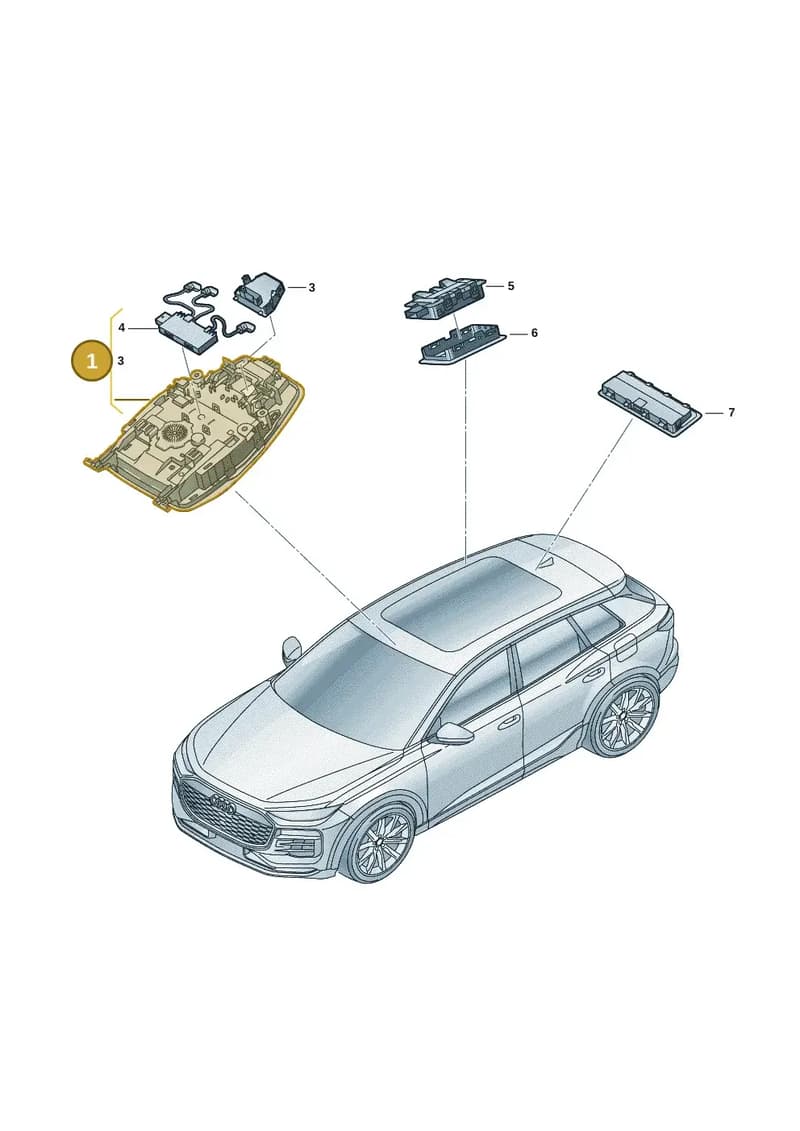 85E947135BF6PS — Audi A5 Limousine (2024-2025) diagram f5s947000, position 1