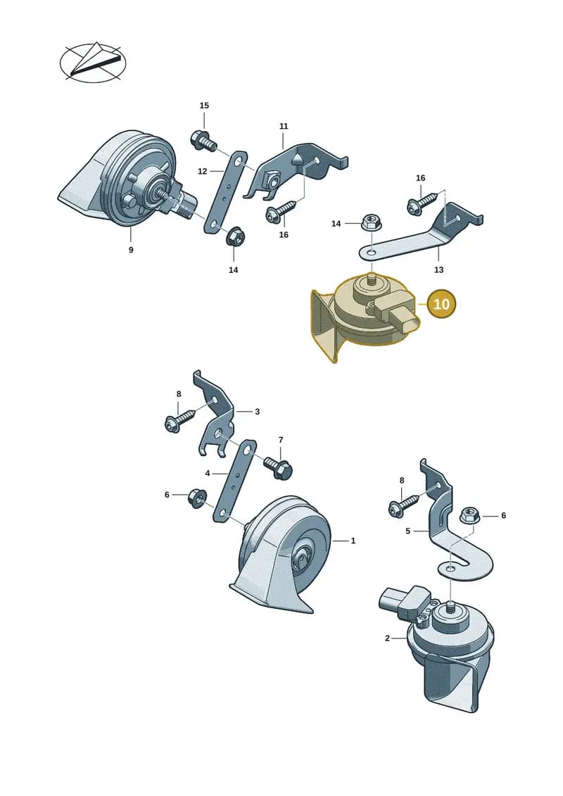 85E951221C — Audi Q6 e-tron (2023-2025) diagram f5s951000, position 10