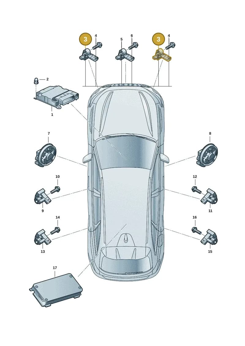 85E959345C — Audi Q6 e-tron (2023-2025) diagram f5s959300, position 3