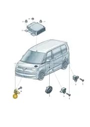 85E959651A Volkswagen Accelerator Sensor