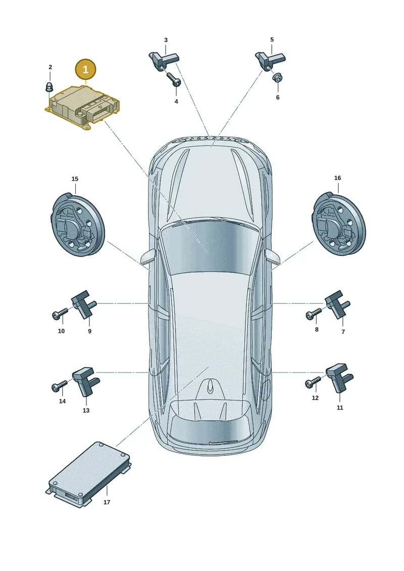 85E959655AL — Audi A5 Limousine (2024-2025) diagram 8wk959300, position 1