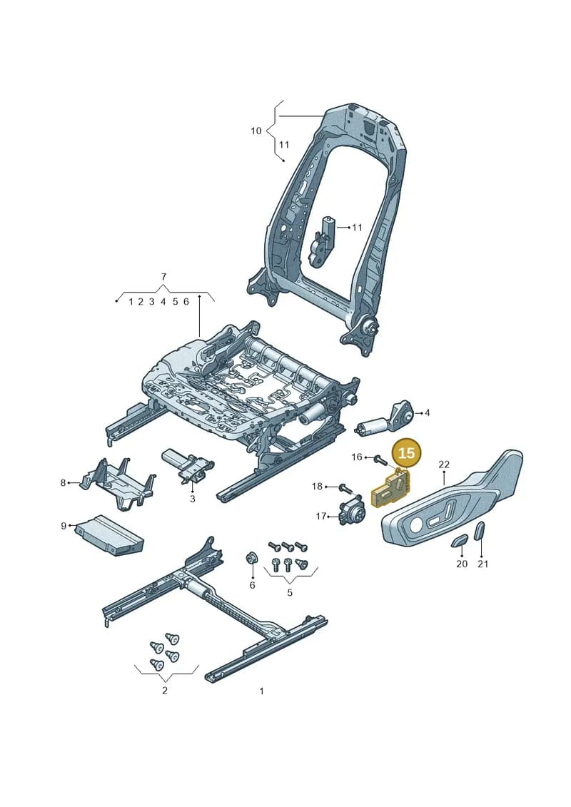 85E959748 — Audi Q4 Sportback (2021-2025) diagram 596959200, position 15