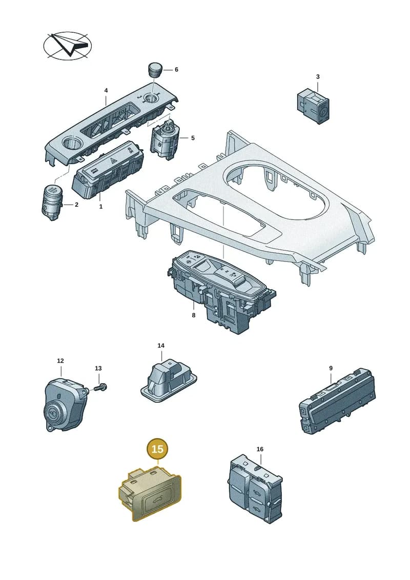 85E959831DNV6 — Audi A5 Limousine (2024-2025) diagram f5s941500, position 15