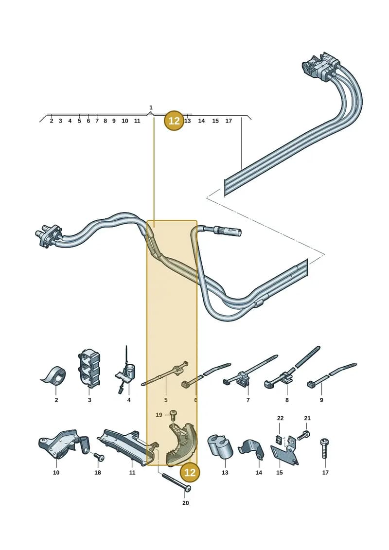 85E971615 — Audi Q6 e-tron (2023-2025) diagram f5s970150, position 12