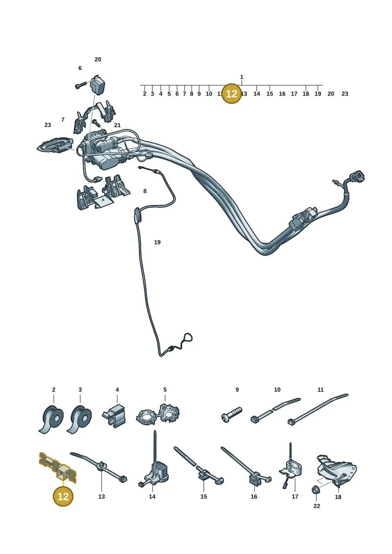 85E971838 — Audi Q6 e-tron (2023-2025) diagram f5s970300, position 12