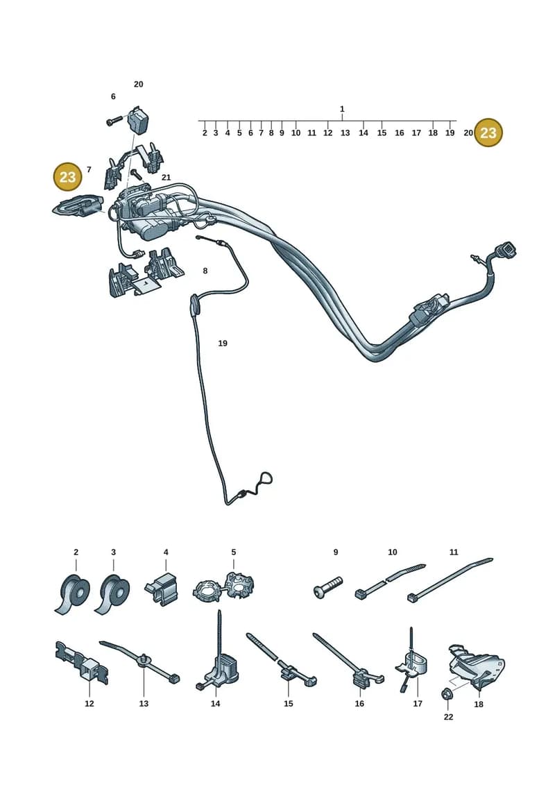85E971904A — Audi Q6 e-tron (2023-2025) diagram f5s970300, position 23