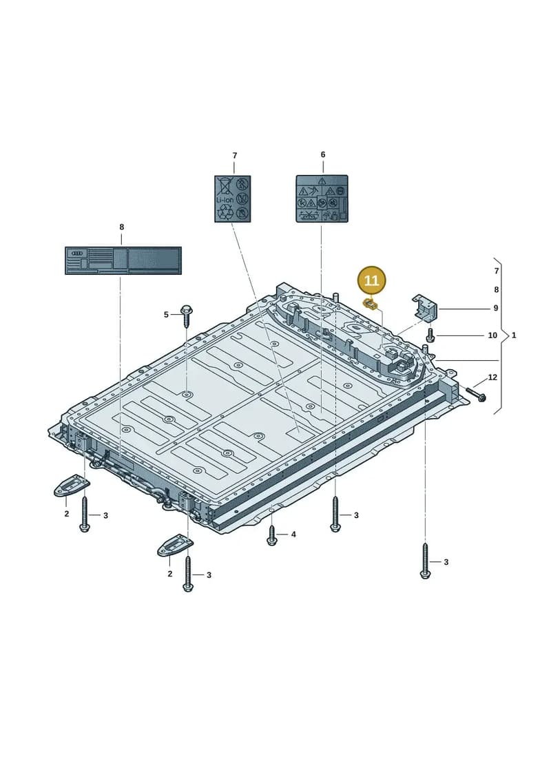 85E971918 — Audi Q6 e-tron (2023-2025) diagram f5s915500, position 11