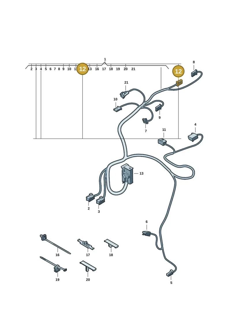 85E973704C — Audi Q6 e-tron (2023-2025) diagram f5s972400, position 12