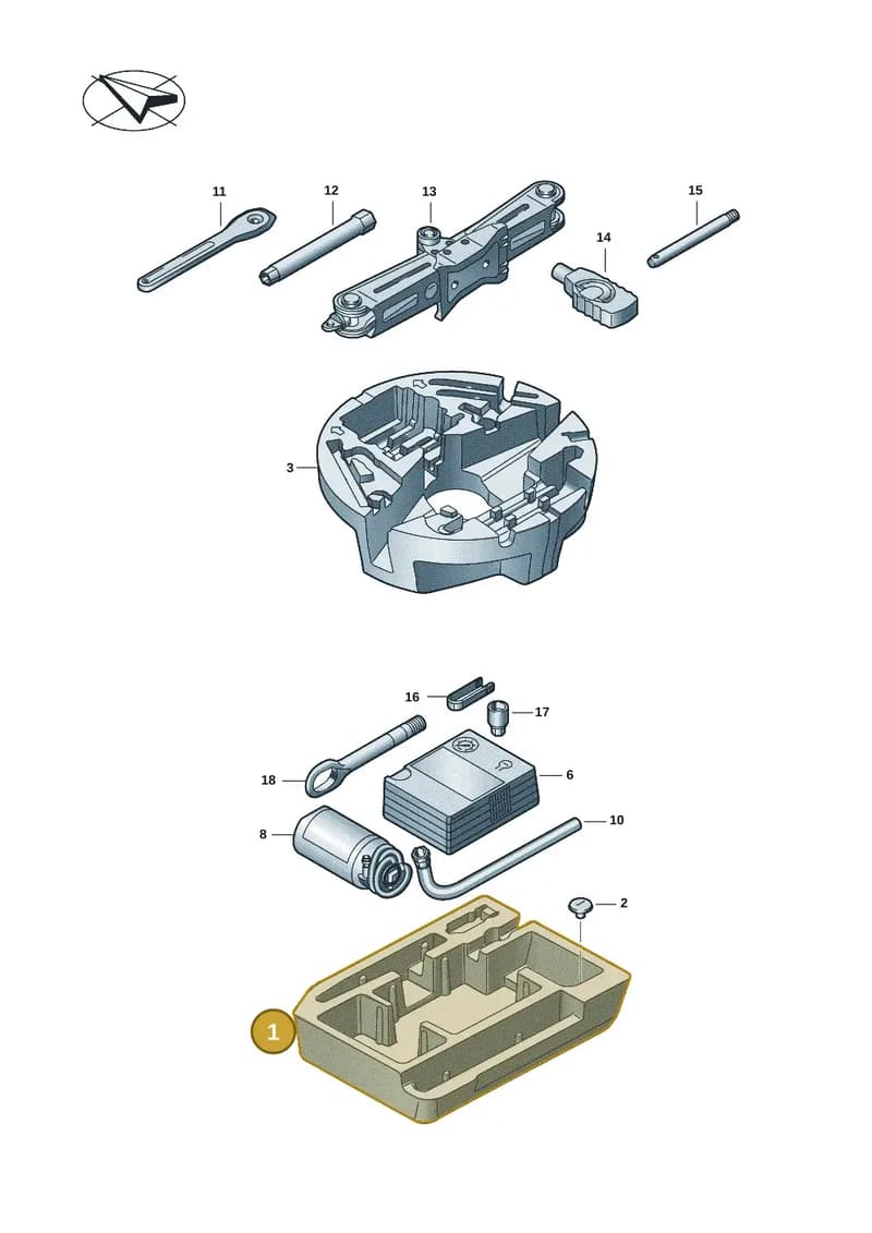 85H012109 — Audi Q6 e-tron (2023-2025) diagram f5s011100, position 1