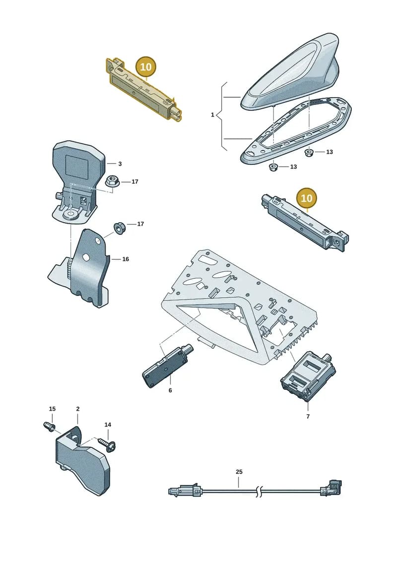 85H035225C — Audi Q6 e-tron (2023-2025) diagram f5s035100, position 10