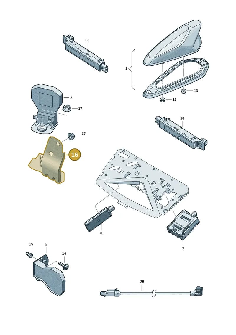85H035526 — Audi Q6 e-tron (2023-2025) diagram f5s035100, position 16