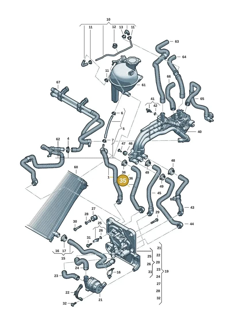 85H122109 — Audi Q6 e-tron (2023-2025) diagram f5s121000, position 35