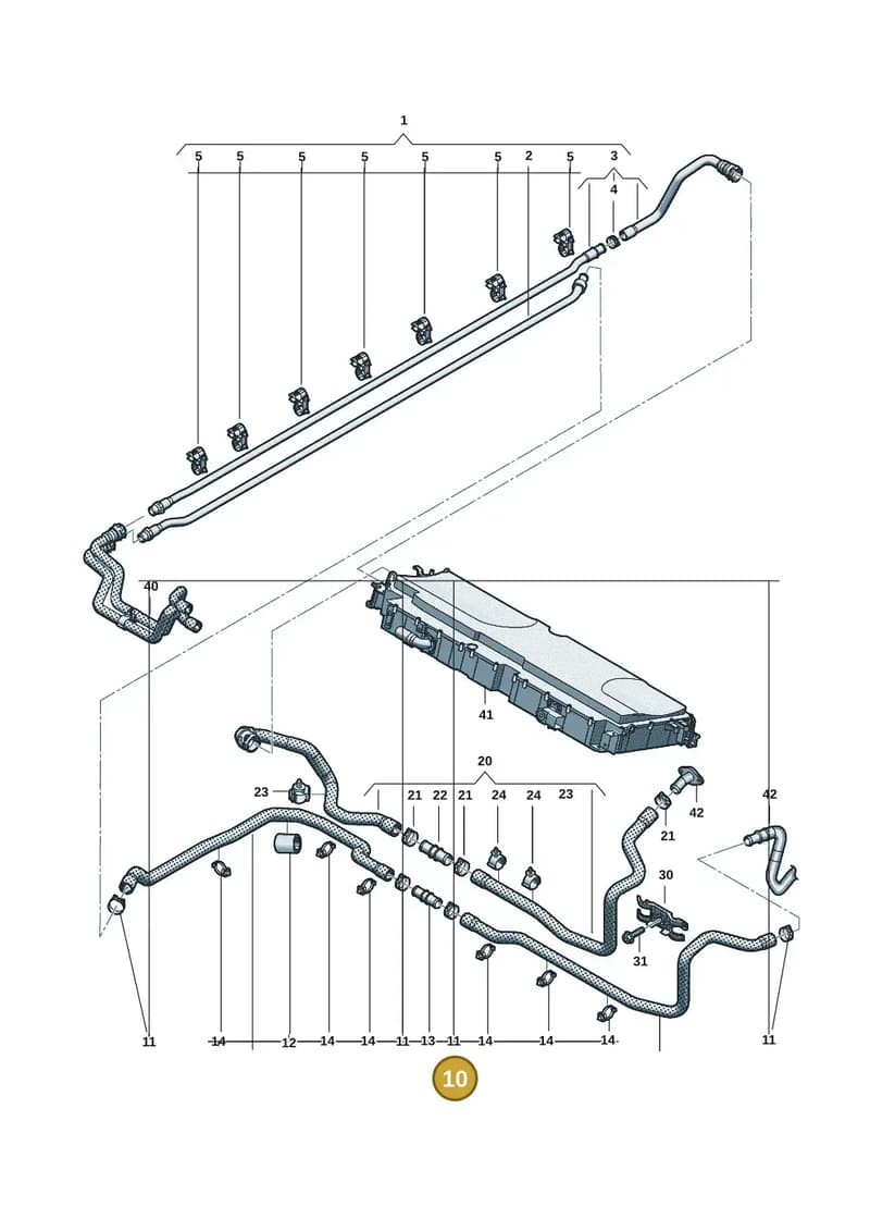 85H122175K — Audi Q6 e-tron (2023-2025) diagram f5s121040, position 10