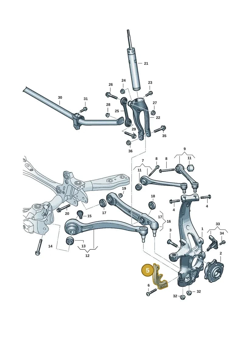 85H407238K — Audi Q6 e-tron (2023-2025) diagram f5s407000, position 5