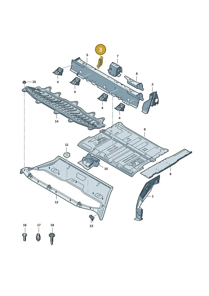 85H803140 — Audi Q6 e-tron (2023-2025) diagram f5s803050, position 3