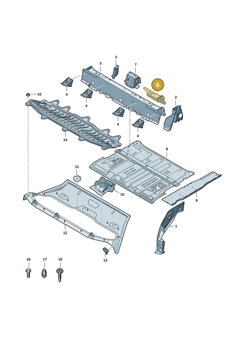 85H803344 — Audi Q6 e-tron (2023-2025) diagram f5s803050, position 6