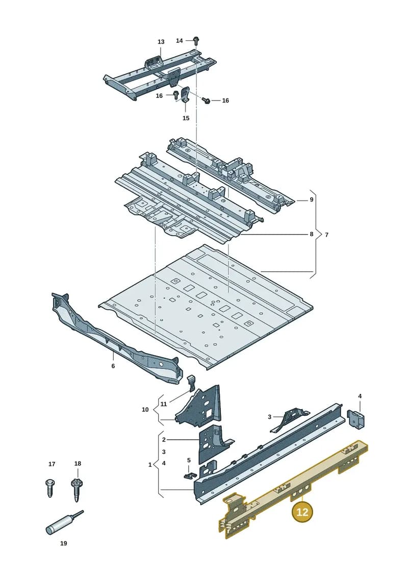 85H804760 — Audi Q6 e-tron (2023-2025) diagram f5s803020, position 12