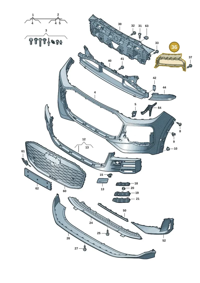 85H807095 — Audi Q6 e-tron (2023-2025) diagram f5s807100, position 36