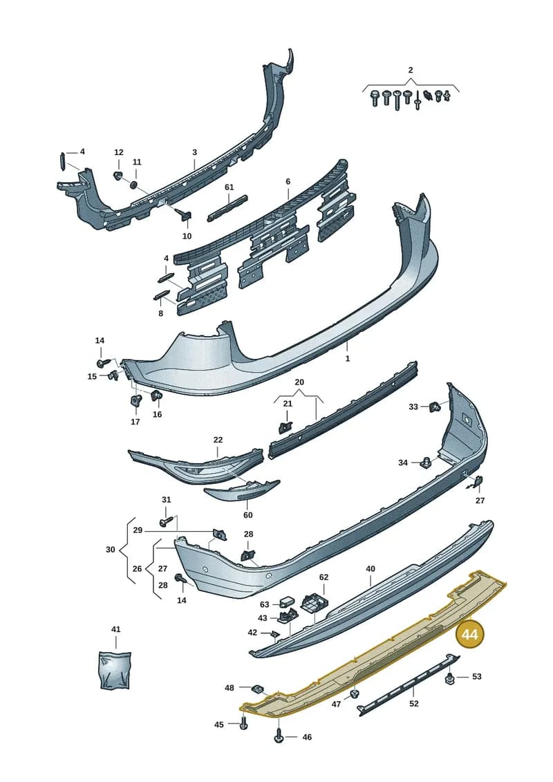 85H807165A9B9 — Audi Q6 e-tron (2023-2025) diagram f5s807600, position 44