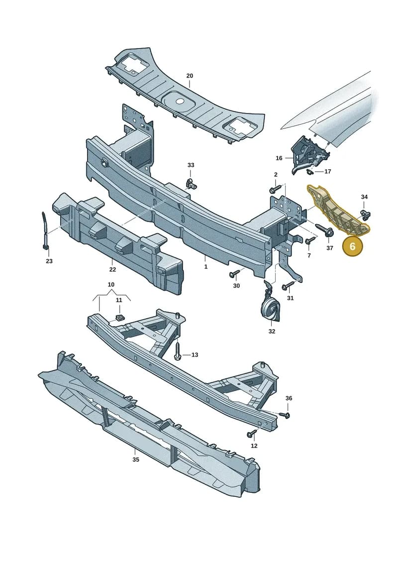 85H807348 — Audi Q6 e-tron (2023-2025) diagram f5s807000, position 6