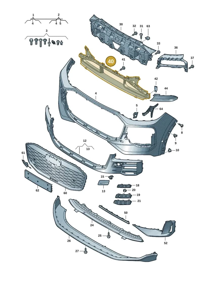 85H8076839B9 — Audi Q6 e-tron (2023-2025) diagram f5s807100, position 40