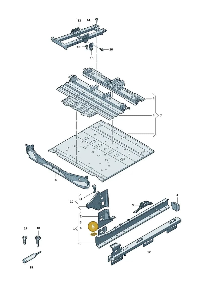 85H810241 — Audi Q6 e-tron (2023-2025) diagram f5s803020, position 5