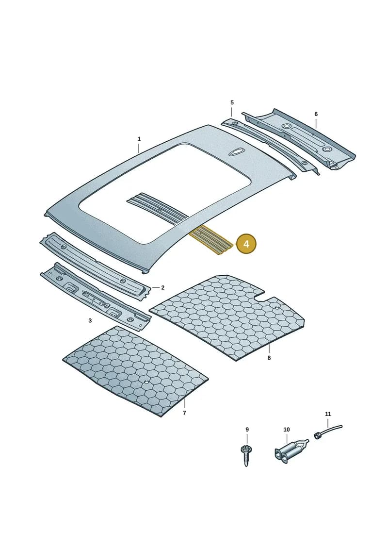 85H817969 — Audi Q6 e-tron (2023-2025) diagram f5s817000, position 4