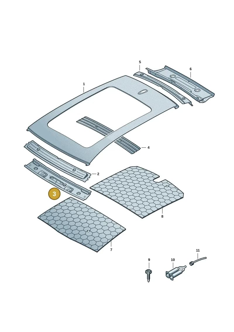 85H817995A — Audi Q6 e-tron (2023-2025) diagram f5s817000, position 3