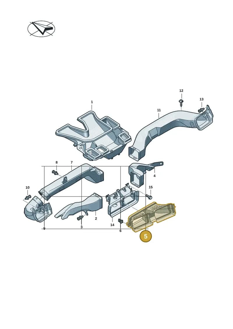 85H819389A — Audi Q6 e-tron (2023-2025) diagram f5s857120, position 5