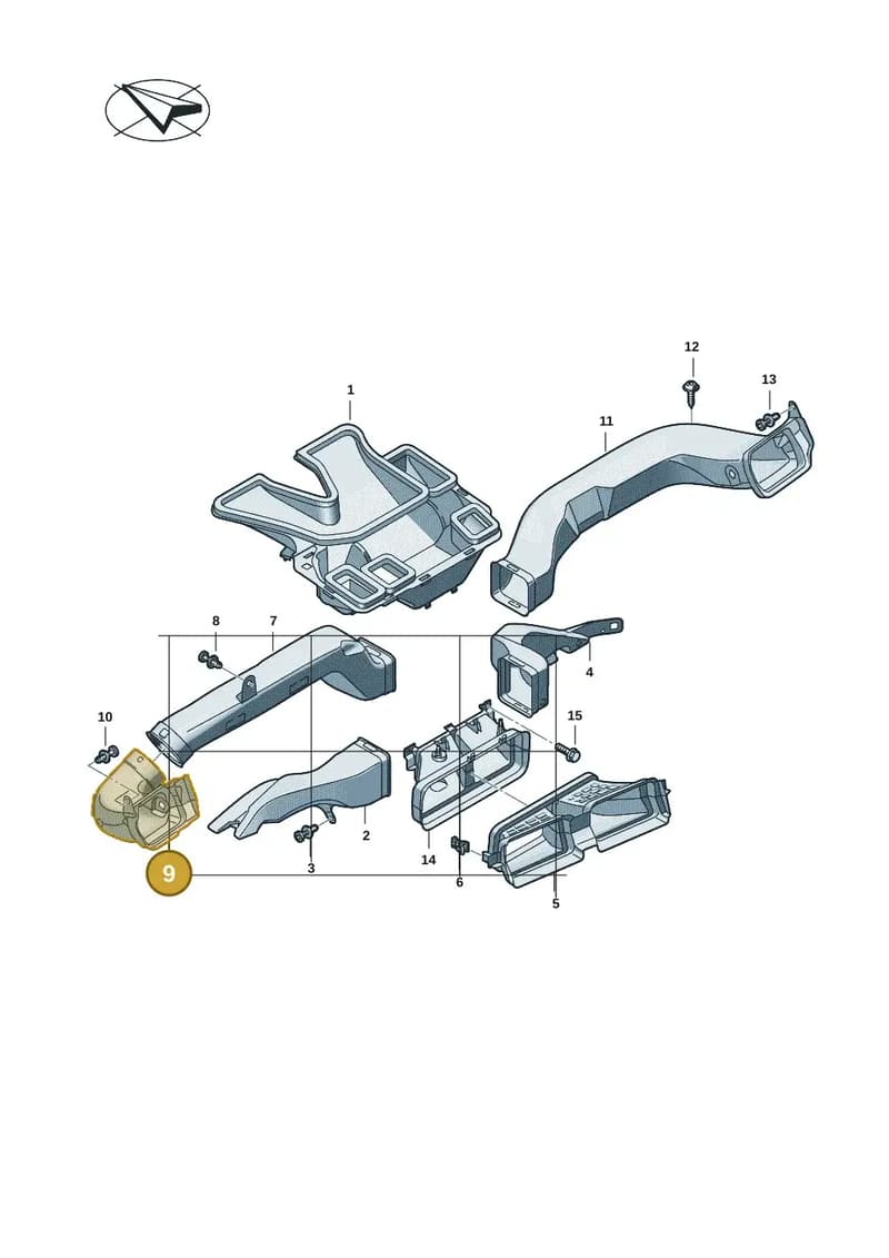 85H819725C — Audi Q6 e-tron (2023-2025) diagram f5s857120, position 9