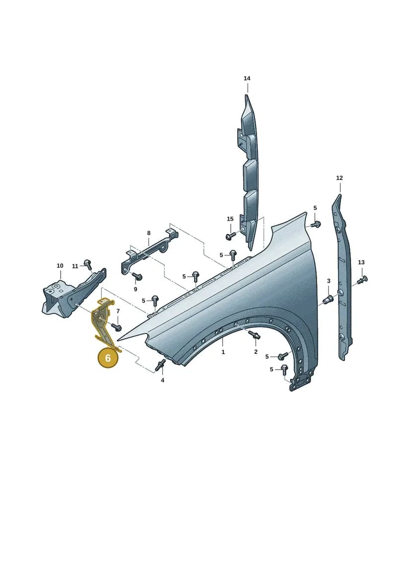 85H821136 — Audi Q6 e-tron (2023-2025) diagram f5s821000, position 6