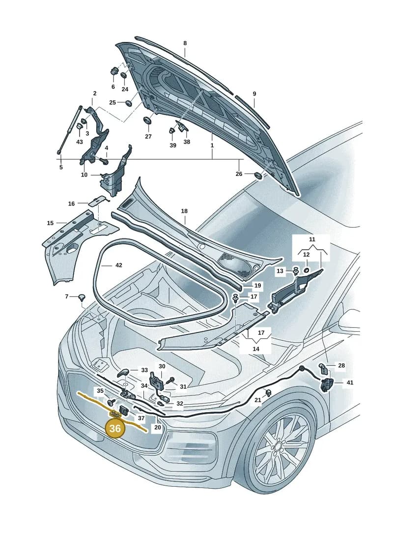 85H823531 — Audi Q6 e-tron (2023-2025) diagram f5s823000, position 36