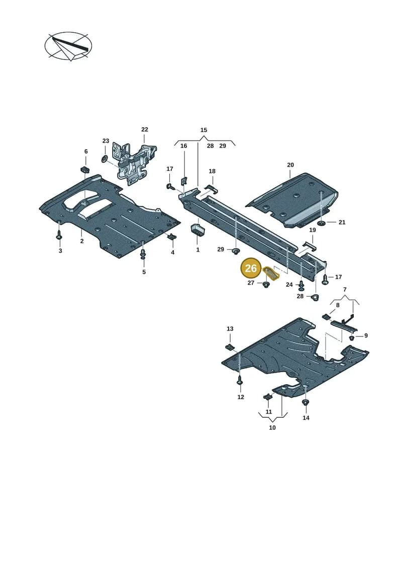 85H825361 — Audi Q6 e-tron (2023-2025) diagram f5s825000, position 26