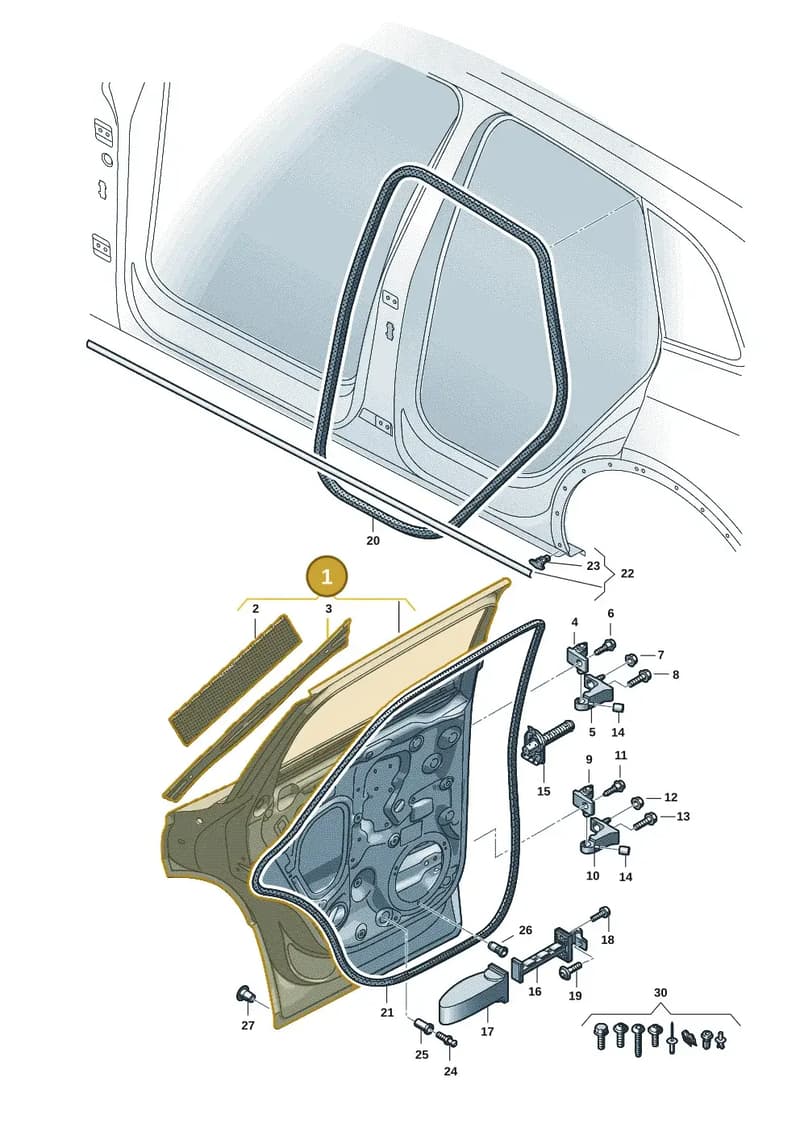85H833051 — Audi Q6 e-tron (2023-2025) diagram f5s833010, position 1
