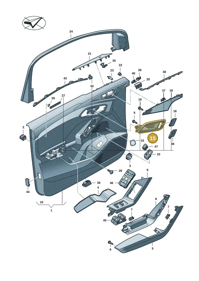 85H8370203Q7 — Audi Q6 e-tron (2023-2025) diagram f5s867000, position 15