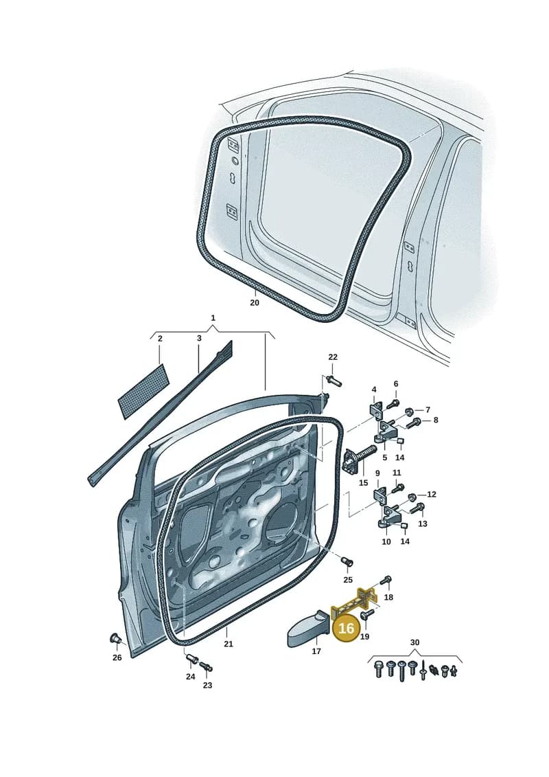 85H837249 — Audi Q6 e-tron (2023-2025) diagram f5s831010, position 16