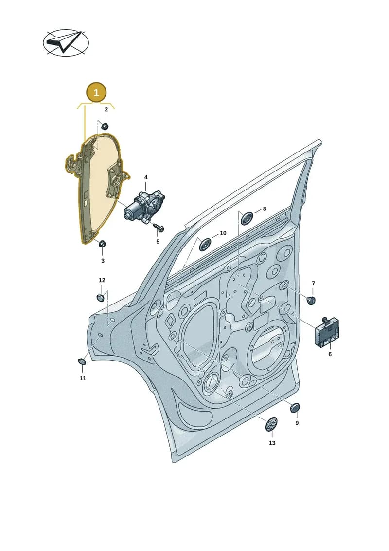 85H839461A — Audi Q6 e-tron (2023-2025) diagram f5s839060, position 1
