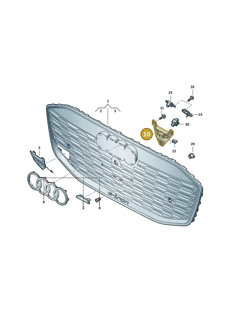 85H853231B — Audi Q6 e-tron (2023-2025) diagram f5s853300, position 10