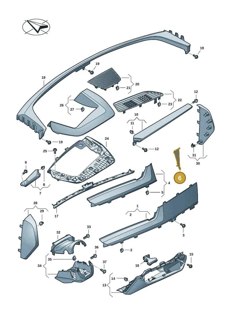 85H857326AV58 — Audi Q6 e-tron (2023-2025) diagram f5s857150, position 6