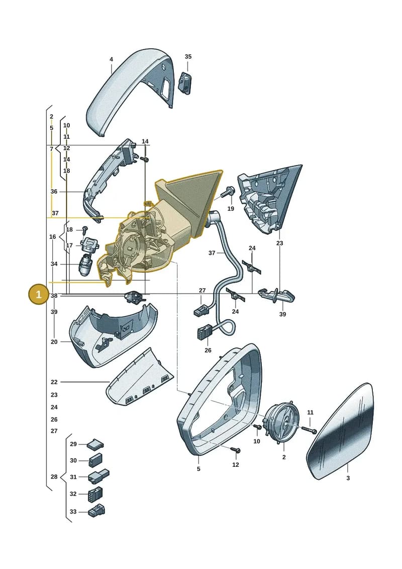 85H857409H9B9 — Audi Q6 e-tron (2023-2025) diagram f5s857400, position 1