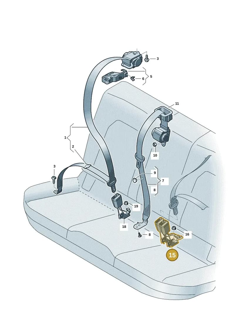 85H857739MNB — Audi Q6 e-tron (2023-2025) diagram f5s857700, position 15