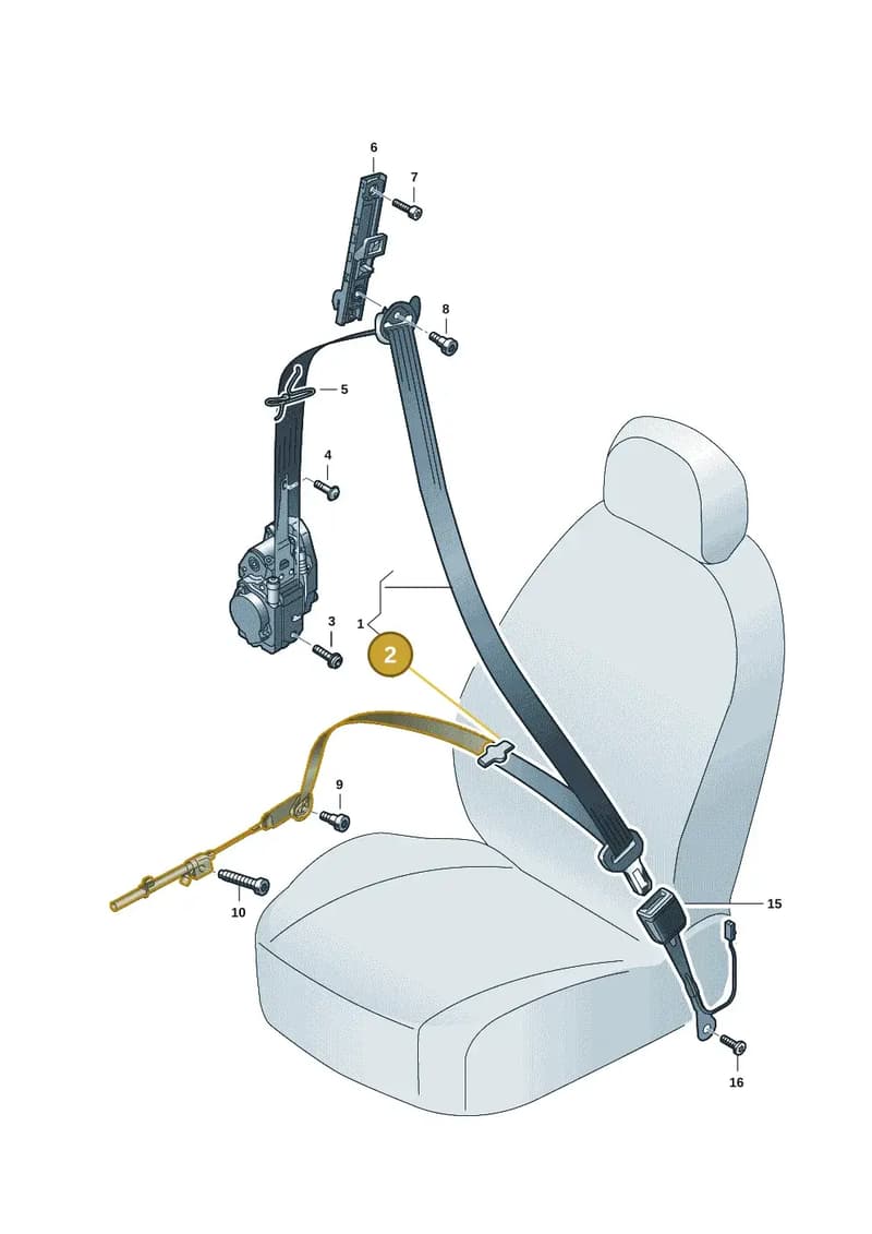 85H857836 — Audi A5 Limousine (2024-2025) diagram 8wh857600, position 2
